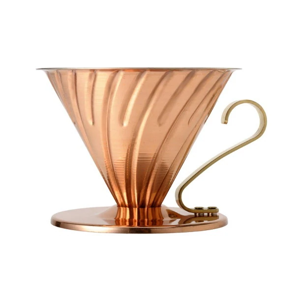 Hario V60 Pour-Over Coffee Dripper Copper