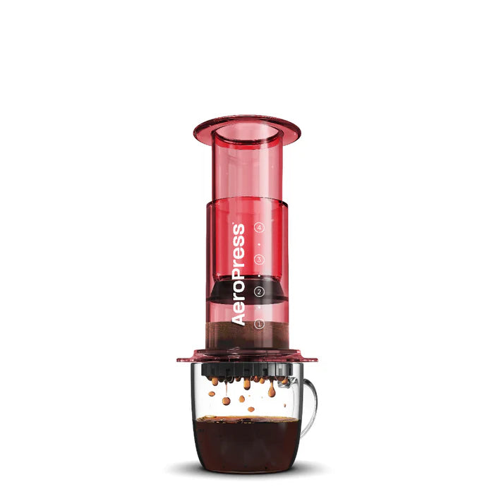 AeroPress Tinted Clear Coffee Maker Bundle (Free Filters)