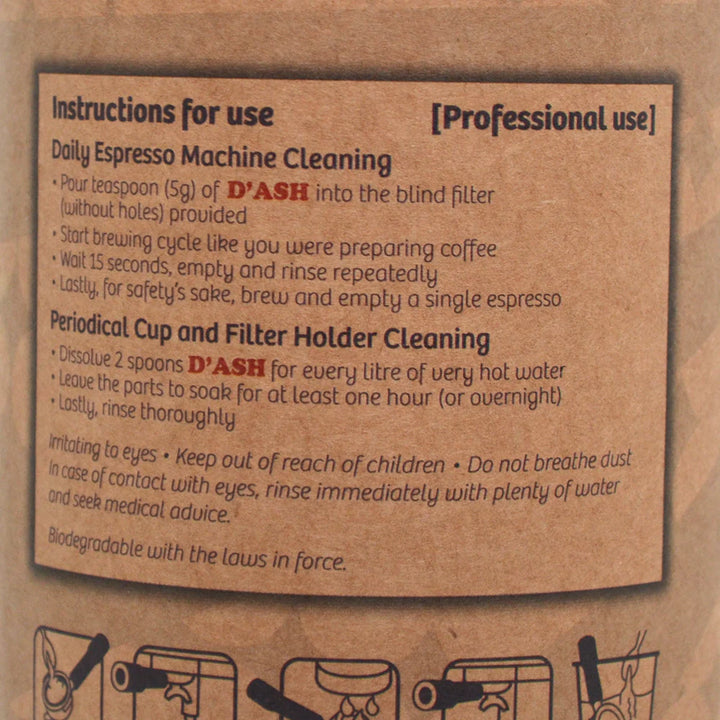 D'Ash Espresso Machine Cleaning Powder